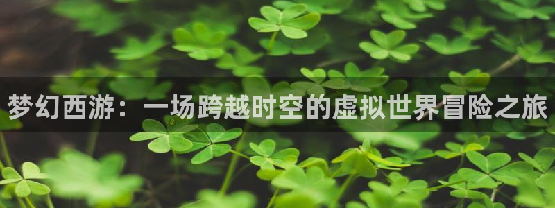 24直播jrs：梦幻西游：一场跨越时空的虚拟世界冒险之旅